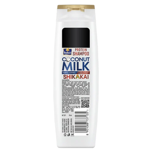 Champú de proteínas vegetales con fórmula sin sulfatos, con shikakai y leche de coco para hombres y mujeres, nutre, suaviza y da brillo al cabello, 170 ml - Product Image 2
