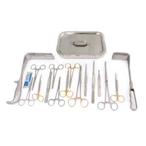 ชุดเครื่องมือผ่าตัดคลอดทางนรีเวชแบบผ่าตัดคลอดด้วยมีดผ่าตัด (cesarean section) จำนวน 24 ชิ้น พร้อมกล่อง  ชุดอุปกรณ์ผ่าตัดสแตนเลส - Product Image 2