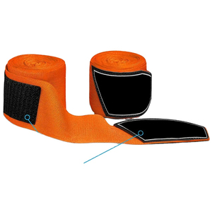 Vendas de boxeo profesionales personalizadas, duraderas, portátiles, de alta calidad para adultos, para levantamiento de pesas y protección de muñecas. - Product Image 2