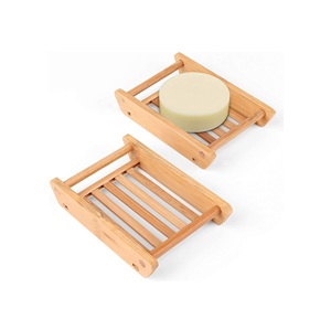 Bathroom Products Bathroom <b>Sets</b> Wood <b>Soap</b> Dish Holder Creative Design Wooden <b>Soap</b> Dish Holder Storage Box Best Selling Product - Product Image 2