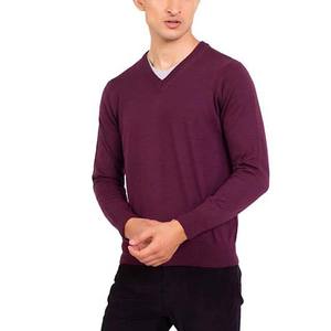Pull rayé pour homme, col rond, manches longues, tricoté, pull d'hiver chaud, respirant, doux, anti-boulochage, pull décontracté, logo personnalisé OEM - Product Image 2