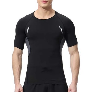 Fabricant de T-shirts de Performance Athlétique Personnalisés, Vêtements de Compression pour la Gym, Polyester Spandex, Impression Sérigraphique, DTF, OEM, ODM, Faible MOQ, Usine - Product Image 4