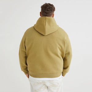 Sudaderas con Capucha Extra Grandes de Estilo Urbano Personalizadas para Hombre, Sudaderas de Color Sólido al por Mayor, Sudaderas con Capucha de Invierno para Hombre AI-HD-036 - Product Image 3