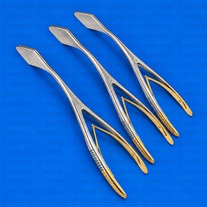 เครื่องมือผ่าตัดหน้าอกและใบหน้าแบบเพชร ขนาด 22 ซม. 29 ซม. ด้ามจับสีทอง ผลิตจากพลาสติกและเหล็กกล้าไร้สนิมเยอรมัน Pentax ขายดี - Product Image 1