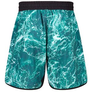 Shorts de compression imprimés à séchage rapide pour hommes, coupe classique, motif marbré vert, pour arts martiaux, adultes - Product Image 2