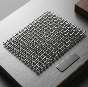 ตาข่ายลวดอัดแบบจีบสำหรับใช้กับเครื่องกรองแบบสั่นสะเทือน และตาข่ายลวดเหล็กกล้าคาร์บอนความแข็งแรงสูงที่ถักทอ - Product Image 2