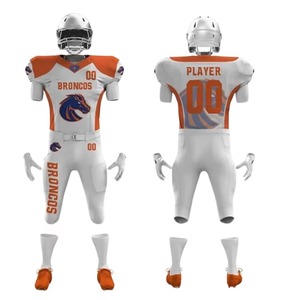 Tenue d'équipe de football américain pour adultes, respirante, grande taille, manches courtes, séchage rapide, ensembles imprimés, style unique, prix abordable - Product Image 5