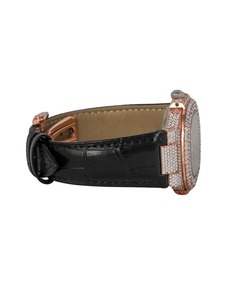 นาฬิกาผู้ชายสุดหรู ประดับเพชรโมอิสซาไนต์เต็มเรือน พร้อมหน้าปัดกลไกฝังเพชร D VVS  ตรวจสอบด้วยเครื่องตรวจสอบเพชร - Product Image 4