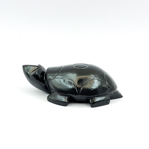 Chakralume Natural Black Obsidian Tortoise Carving Turtle Healing <b>Crystal</b> for Reiki Feng Shui Decor Wholesale - Product Image 3