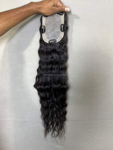 Premium 4x6 100% Remy Hair Topper Invisible Lace Natural Look Deep Wave Transpirable y ligero Raw Indian Human Hair - Product Image 3