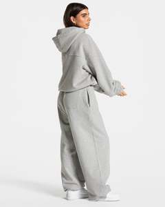 Survêtement décontracté pour femme avec logo personnalisé, sweat à capuche oversize contrastant et pantalon de jogging doux - Product Image 2