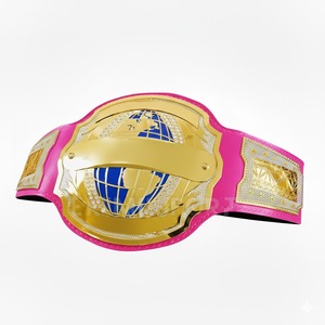 Ceinture de championnat de lutte 2026, plaque métallique 2MM, sangle en cuir réglable 4MM - Product Image 2