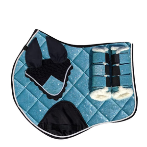 Juego de sudaderos para caballo azules premium personalizables, para doma y salto, con forro de tela suave, transpirable y duradero, para equitación. - Product Image 6