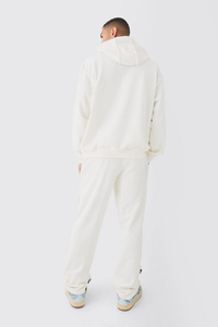 Sweat-shirt à capuche et pantalon assorti pour homme, logo personnalisé, vêtements en gros OEM ODM - Product Image 3