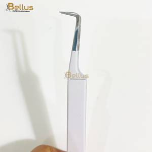 แหนบต่อขนตาปลายโค้งเรียว 90 ไฟเบอร์ทิป ยี่ห้อ Bellus International Professional พร้อมบริการออกแบบโลโก้ฟรี - Product Image 2