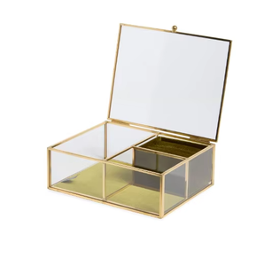 Organizador de Joyas Premium, Caja de Vidrio Transparente para Exhibición y Almacenamiento de Collares y Pulseras - Product Image 4