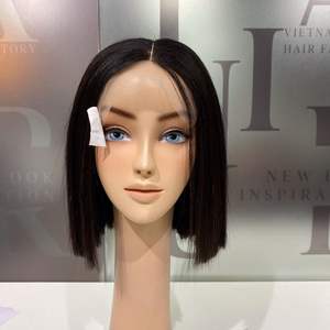 Precio de fábrica 12 pulgadas peluca 100% cabello humano vietnamita virgen crudo Ombre marrón Bonestraight Super doble extensiones de cabello - Product Image 3