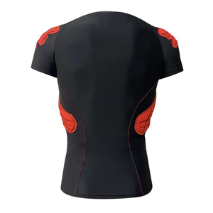 <b>Men</b> American Football Custom Logo Breathable Lightweight <b>Compression</b> <b>Shirts</b> Padded Base Layer Moisture Wicking Jersey - Product Image 4