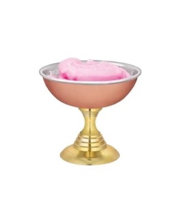 Ensemble de 2 bols de service en cuivre pur à 100 %, design martelé, pour les fêtes, les mariages, les fruits, bol en cuivre - Product Image 5