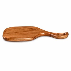 Bandeja Decorativa de Madera de Acacia Hecha a Mano con Asa |   Bandeja de madera premium para servir y decorar la mesa del hogar - Product Image 1