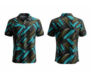 Dye Sublimation Polo Shirt for Sports and Casual Wear Manufacturer Supplier Durable Stitching for Men Women Youth Quick-Dry - Product Image 5