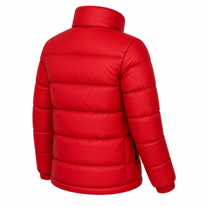 Custom Solid Color Women Puffer Jacket Warm Windproof <b>Stand</b> Collar Winter <b>Coat</b> Down Alternative Padding Bubble Outerwear Item - Product Image 6