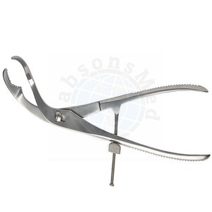 Pinza de sujeción ósea autocentrante Setter Verbrugge con bloqueo rápido, de acero inoxidable, manual, para reducción ósea ortopédica quirúrgica - Product Image 3