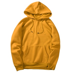 เสื้อฮู้ดดี้ผู้ชายผ้าฝ้ายแบบขายส่งสั่งทำได้ตามต้องการ สไตล์สตรีทแวร์ทรงโอเวอร์ไซส์ พิมพ์ลายโลโก้ตามสั่ง สีพื้น - Product Image 1