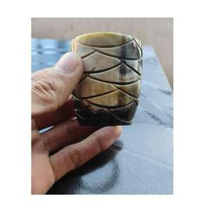 Anillo para Servilletas de Cuerno de Búfalo Ecológico y Elegante de Estilo Vintage de 4.5 cm, Decoración de Mesa de Cuerno Natural para Bodas - Product Image 4