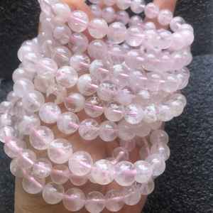 Cuarzo Fantasma de Lodolita Blanco Natural, Cristal de Cuarzo de Jardín, 7 Pulgadas, Medio Taladro, para Fabricación de Joyas - Product Image 4