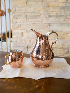 Modern Minimalist <b>Copper</b> Jug with <b>Handle</b> and Sleek Finishing Luxury Elegant Eco-friendly Customized for Contemporary Kitchens - Product Image 6