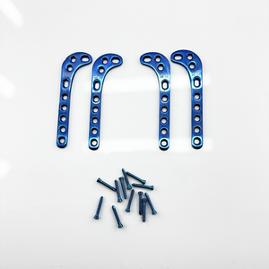 Plaques et vis supracondylaires en titane de haute qualité 2,4 mm, lot de 58 pièces, certifiées CE, verrouillage manuel de sécurité pour orthopédie vétérinaire - Product Image 1