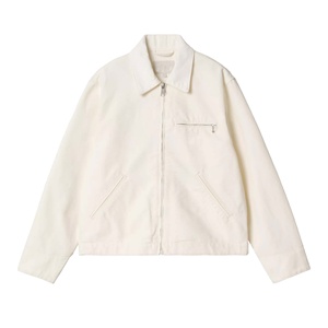 Veste décontractée d'hiver en jean rétro pour homme, vêtements de travail pour chauffeur de camion, confortable, chaude, épaisse, séchage rapide, coupe-vent, broderie - Product Image 1