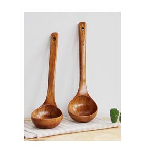Juego de Cucharas y Espátulas de Madera – Utensilios de Cocina Naturales, Madera de Mango No Tóxica, Herramientas de Cocina Duraderas, Venta al Por Mayor - Product Image 4