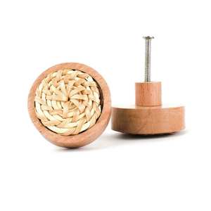 Poignées de meubles en rotin, poignées de porte, poignées de tiroir, poignées de placard, poignées de porte au prix le plus bas - Product Image 5