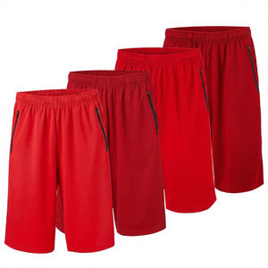 Shorts formels pour hommes en polyester respirant et écologique, à séchage rapide, avec poches et taille élastique – Gris, bleu, noir - Product Image 4