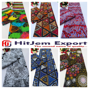 Tissu en coton imprimé wax africain Ankara personnalisé du Kenya, mode culturelle tendance, textile en gros, fournisseur de fabrication OEM - Product Image 4