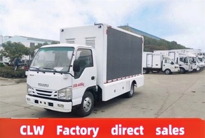 Isuzu personalizado LED Van Truck 120Hp 4x2 publicidad camión ligero con RHD/LHD Diesel combustible publicidad digital <span class=keywords><strong>furgonetas</strong></span> - Product Image 2