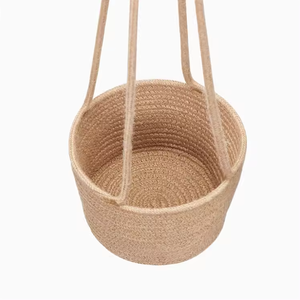 OEM Jute <b>Tree</b> <b>Pot</b> Manufacturer – Custom Size Natural Fiber Planter Cover for Bulk and International Orders - Product Image 1