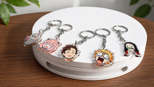 Custom Clear Acrylic Personalized Promotional Logo <b>Keychain</b> with UV Printed Design and UV for Technology <b>anime</b> <b>keychain</b> cartoon - Product Image 1