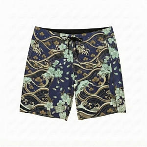 Fashionable and Comfortable Custom Beach Shorts <b>Men</b> Board Short Swim <b>Trunks</b> <b>Men's</b> Surf Beach Shorts - Product Image 1