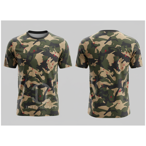 เสื้อยืดแขนสั้นผู้ชาย คอโอ ทรงปกติ ผ้าฝ้าย 100% พิมพ์ลายไล่สีด้วยเทคนิคฮีททรานเฟอร์ ระบายอากาศได้ดี สวมใส่สบาย - Product Image 4