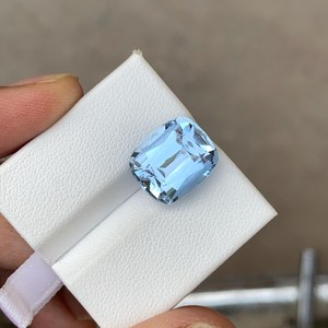 Piedra de Aguamarina Natural Suelta, Facetada, Gema Azul, Calidad Premium, para Joyería, Piedra Preciosa - Product Image 2