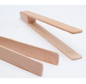 Pinzas de madera para ensalada más vendidas, pinzas de madera premium para bar, pinzas de madera artesanales para cubitos de hielo, ¡gran oferta! - Product Image 3