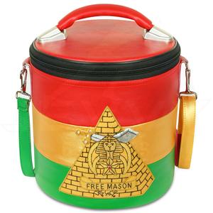 Real Leather Masonic Apron <b>Case</b> - Premium Quality Regalia Storage - Luxury Freemasonry Gift <b>Carrying</b> Bag MFC-0015 - Product Image 5