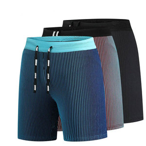 <b>Men</b> Solid Ribbed <b>Compression</b> <b>Shorts</b> Mid Waist Zipper Fly Breathable Woven Polyester/Cotton Cargo Sport Casual Workout Wear - Product Image 1