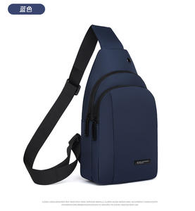 Bolso bandolera para hombre, mochila cruzada, mochila de viaje, tela duradera con múltiples compartimentos con cremallera, diseño elegante - Product Image 3