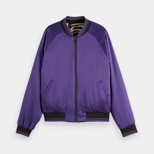 Women's Zebra Print Bomber <b>Jacket</b> Full Sleeve Stand Collar Zipper Closure Autumn Wear Regular Length Polyester Fabric - Product Image 5
