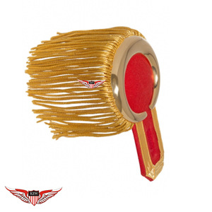 Epaulettes de Hombro Personalizadas en Tela Amarilla de Lujo, Duraderas - Product Image 1