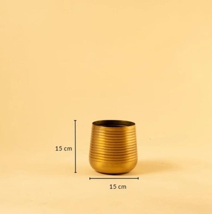 Juego de Jarrones de Hierro Modernos con Patrón Circular, Resistentes al Óxido, con Recubrimiento en Polvo, para Decoración de Jardín con Flores Artificiales, Estilo Minimalista - Product Image 5
